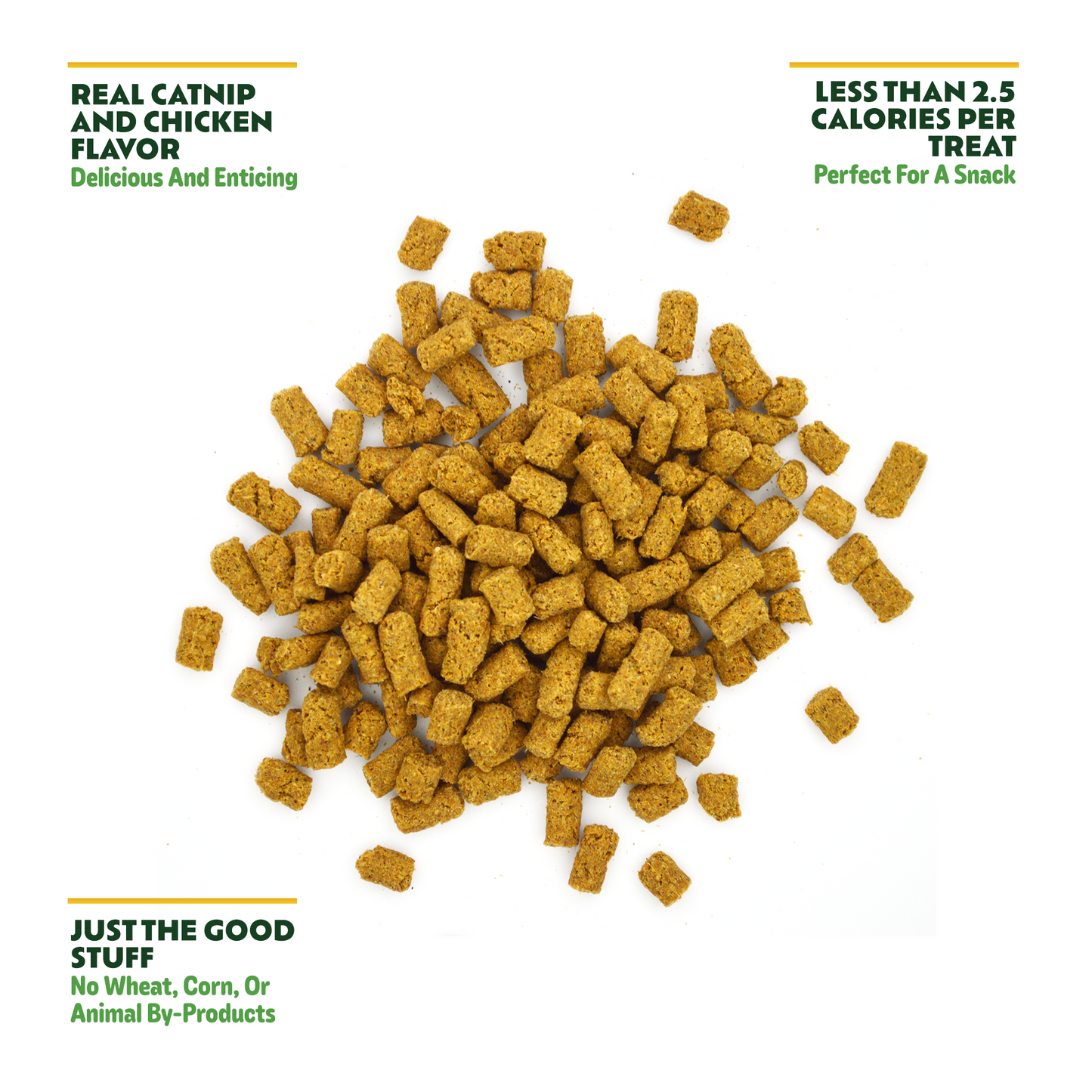 KA-ZOOMIES CAT TREATS - Crunchy Chicken Flavor with Catnip Flavor