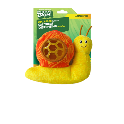 Kitty Ka-Zoom Zoomie Treat Dispensing Snail