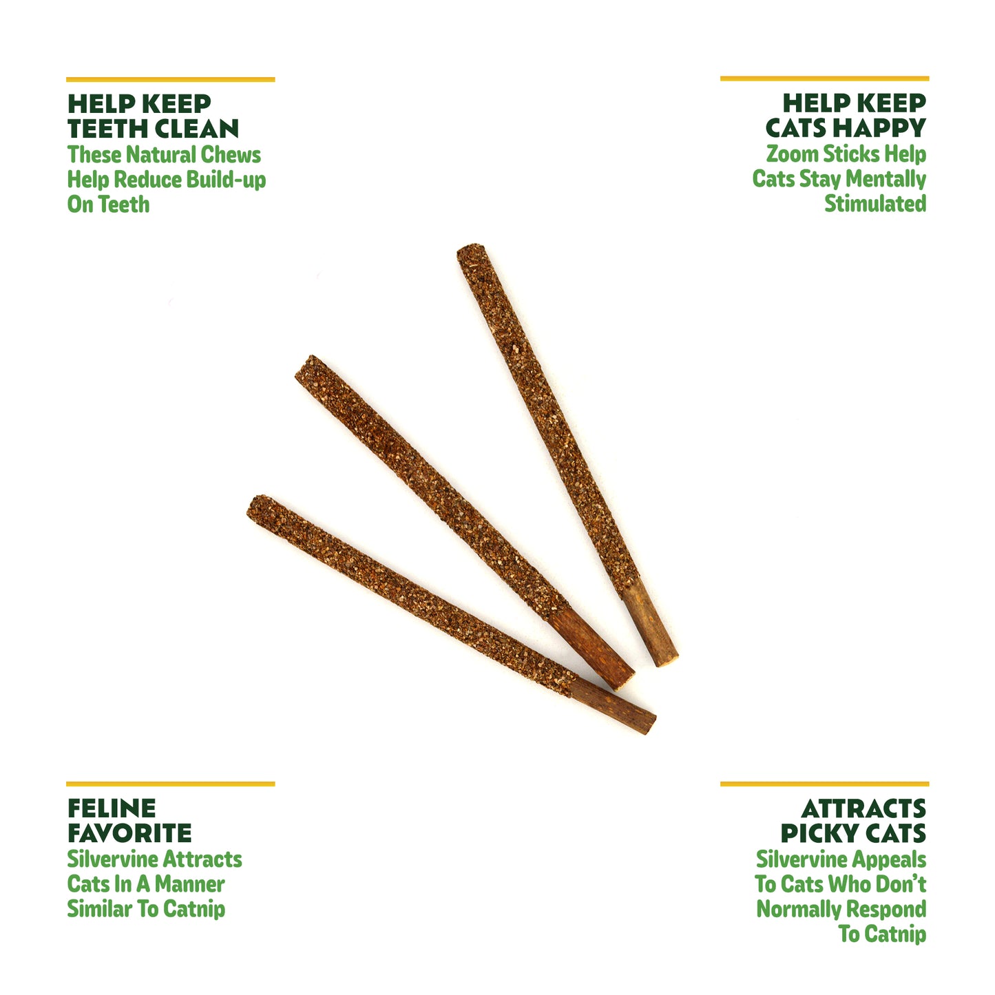 ZOOM STICKS - Silvervine Sticks Covered in Silvervine Fruit