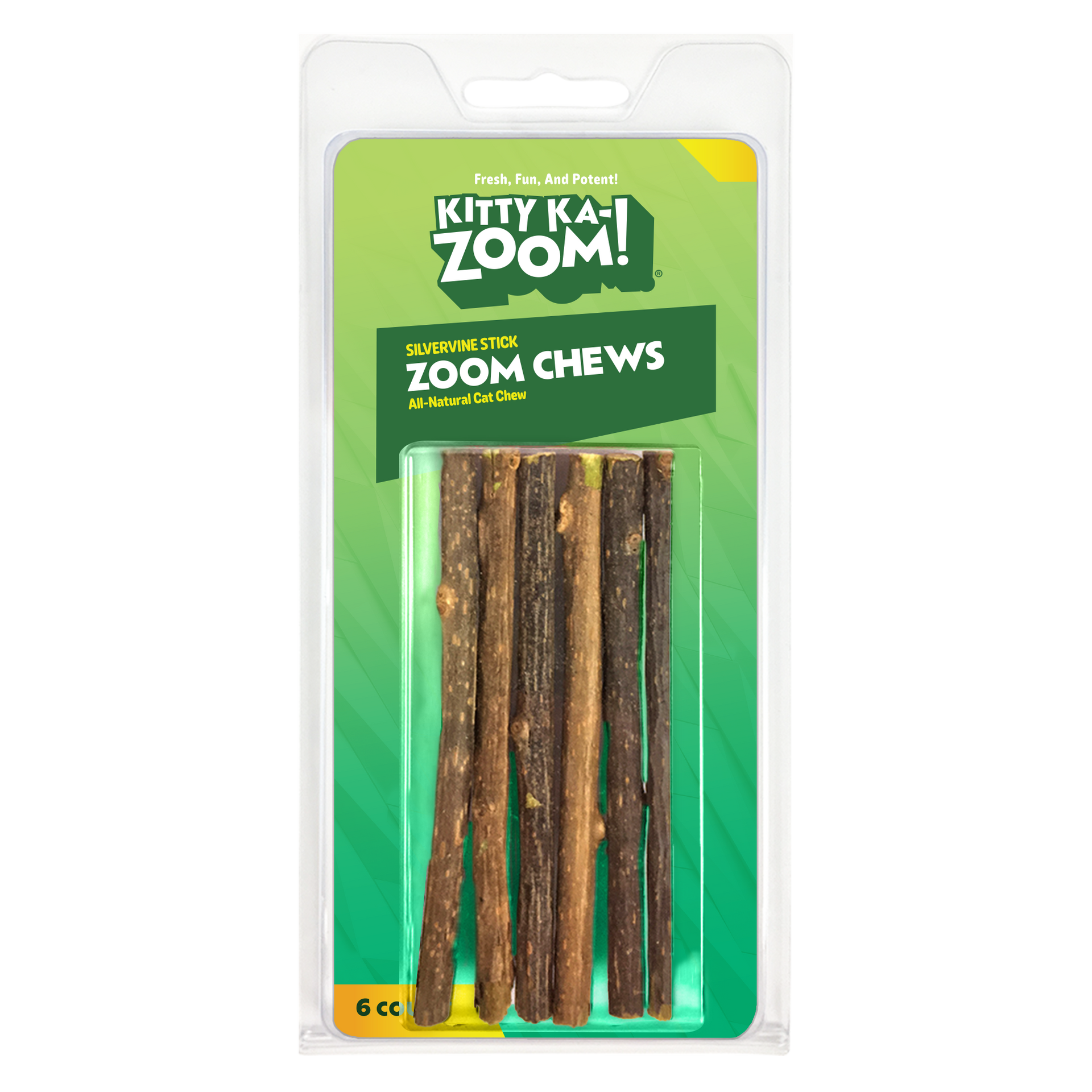 ZOOM CHEWS - Silvervine Sticks – Kitty Ka-Zoom