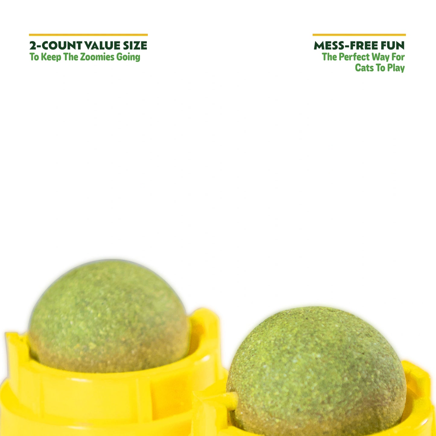 Kitty Ka-Zoom Valerian Root Zoom Rollers - 2 Pack