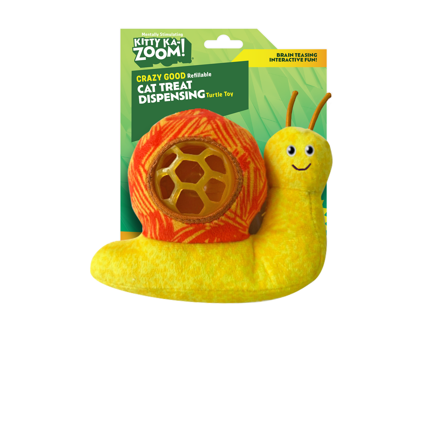 Kitty Ka-Zoom Zoomie Treat Dispensing Snail
