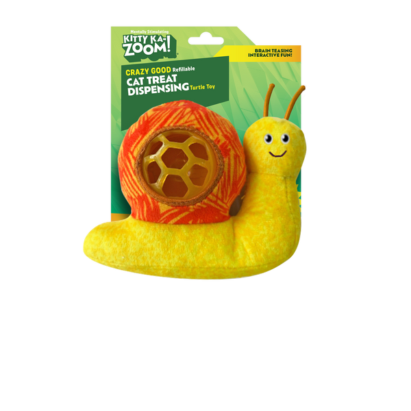 Kitty Ka-Zoom Zoomie Treat Dispensing Snail