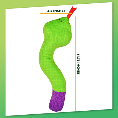 ZOOMIE SNAKE KICKER - Refillable Cat Toy + Catnip
